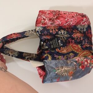 Patchwork velvet bag